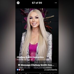 Beautiful Chelsea Smith Kaden Wig. Lace never cut, brand new!